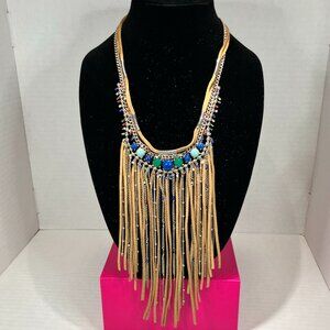 Large Fringe Statement Necklace